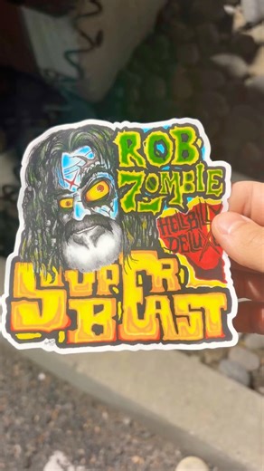 BTW Krew Custom Rob Zombie Sticker #stickers #graffitiart #graffiti #art #robzombie #tagging