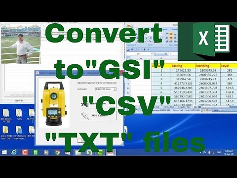 EXCEL file convert in to "GSI" file "CSV" file "TXT" file By Haris khan