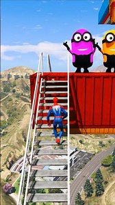 GTA 5 Epic Water Ragdolls Spiderman Jump/Fails Ep 828 #shorts​