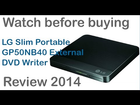 LG Slim Portable GP50NB40 External DVD Writer Review - Must-Watch Before Buying
