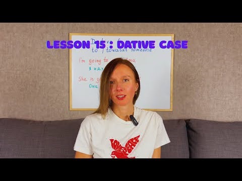 Easy Russian / Lesson 15 / Dative case