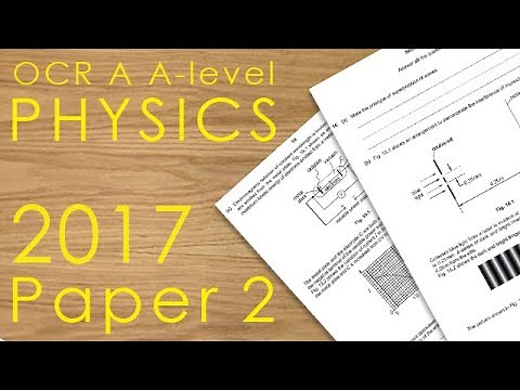 OCR A 2017 Paper 2 - A-level Physics Past Paper - H556/02