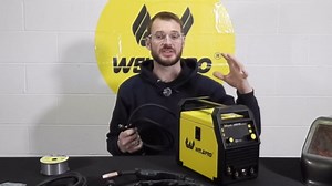 WELDPRO 140A MIG Welder 110/220V, 2026 Newest 5-in-1 Flux Core Welder, Synergic/Thickness Gasless MIG/Lift TIG/MMA/Spot Welding Machine, IGBT Inverter Welder with Large LED Digital Display, 2T/4T