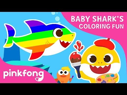 Baby Shark's Coloring Fun | Baby Shark Coloring Book | Toy Show | Pinkfong Toy Show for Children