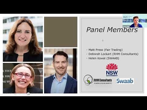 Webinar on Remedial work and the Building Practitioners ACT