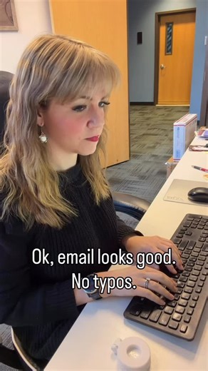 107.9 LITE-FM on Instagram: "Please send this email directly to HR. Boise’s feel good at work station is back to keep you company through all those embarrassing emails. #work #corporatelife #typo #fyp #relatable"