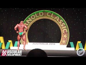 2016 Arnold Australia Posing Routine - Justin Compton
