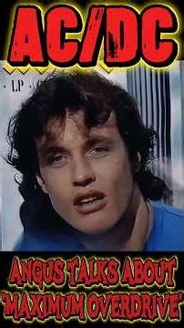 ANGUS YOUNG of AC/DC's talks 'Maximum Overdrive' movie! #acdcshorts