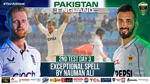 918K views · 10K reactions | Exceptional Bowling Spell By Nauman Ali | Pakistan vs England | 2nd Test Day 3 | PCB | M4B1A #PAKvENG | #TestAtHome | Pakistan Cricket Team | Facebook