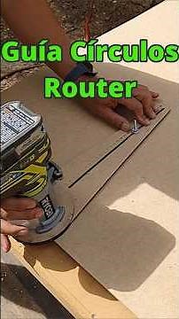 Router guide made with a laser cutter. @TOOCAA_OFFICIAL