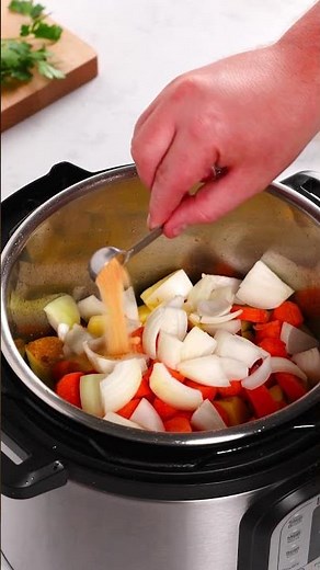 Instant Pot Beef Stew...hearty, cozy, and so easy! #beefstew #dinner
