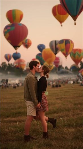Kissed As the Balloons Rise