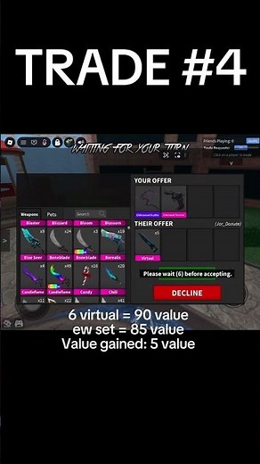 Downgrading Elderwood Set | Roblox Murder Mystery 2 (MM2) #mm2 #murdermystery2 #mm2trading #roblox