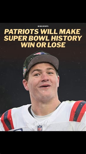 No matter what, the Patriots are making history. | NFL on CBS