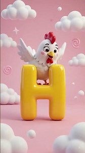 G for Grapes, H for Horse | 3D Alphabet Rhymes for Children #Alphabet #PhonicsForKids #shorts #kids