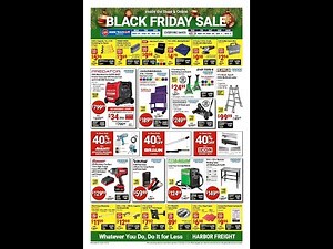 Harbor Freight Black Friday Ad Sale 2024