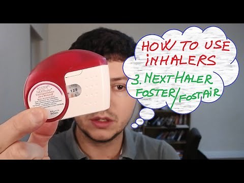 3. How to use inhalers - NextHaler Foster or Fostair
