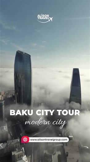 Alison Travel · Azerbaijan · Georgia · Turkey · Kazakhstan Tours on Instagram: "Wonderful Baku Tours 🇦🇿 Discover Baku - where ancient history meets modern elegance. Our Baku tour highlights: • Icherisheher (Old City) & Maiden Tower • Flame Towers & modern Baku architecture • Baku Boulevard & Caspian Sea views • Gobustan & mud volcanoes • Cultural, gastronomic & VIP experiences 📞 +994 99 303 33 15 (Nizami)"