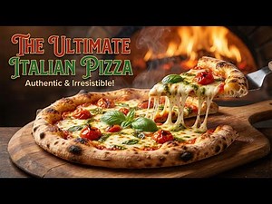 The Ultimate Wood-Fired Style Pizza At Home 🍕 | Satisfying ASMR Cooking & Epic Cheese Pull