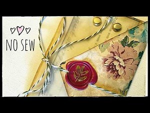 Easy Envelope Flip Book with Pocket - Tutorial - Journal Ephemera