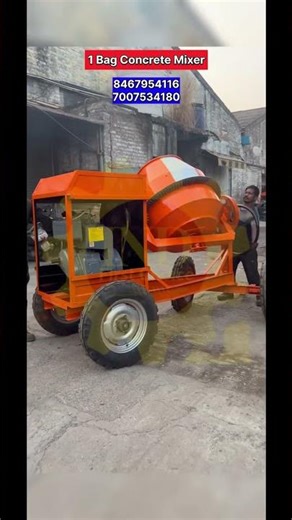 1 Bag Concrete Mixer Machine | Heavy Duty Cement Mixer for Construction | Talwar Industries