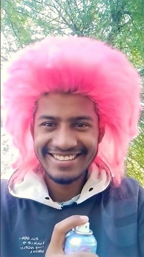 Trying the Amazing Hair Spray Effect on YouTube Shorts! #hairspray #youtubeeffect