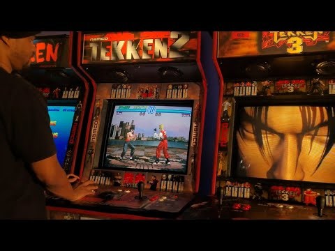 Tekken 2 Arcade(1995) Marshall Law Gameplay: Namco System 11 Board (4K 60Fps)