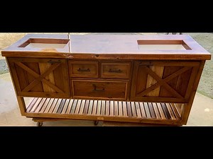 Rustic Reclaimed Wood Bathroom Vanity Build Part 1
