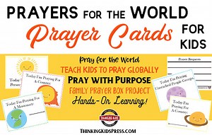 Prayers for the World Prayer Cards for Kids