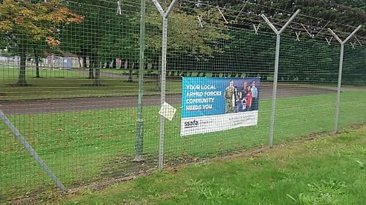 Royal Navy base HMS Collingwood in Fareham