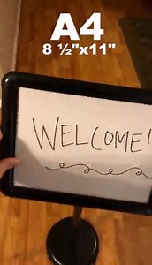 Watch Store Sign Stand Floor Poster Stand on Amazon Live