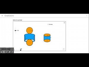 Net of Cylinder – GeoGebra