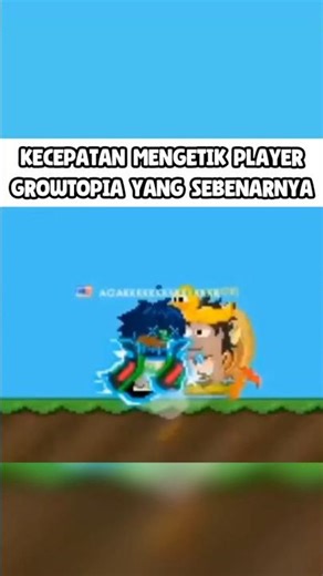 Kecepatan Mengetik Yang Sebenarnya Dari Player Growtopia - #shorts