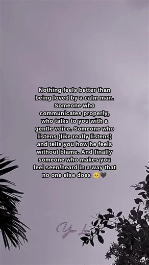 The peace of being understood. ✨ #GentleLove #SeenAndHeard | Your Love