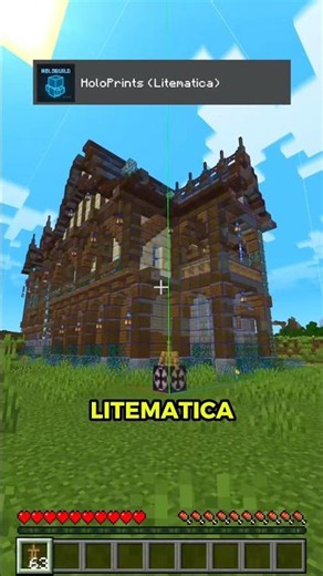Este ADDON añade LITEMATICA en Minecraft Bedrock