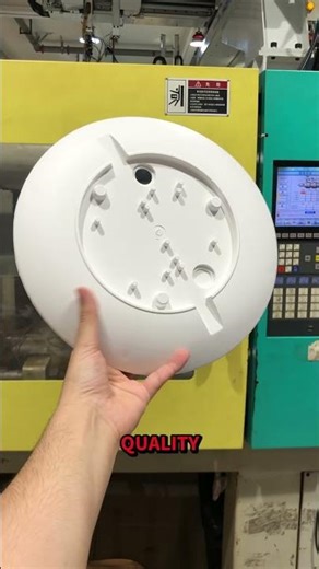 Injection Molding Machine Producing Plastic Parts