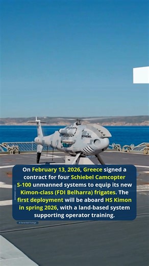 Hellenic Navy Acquires Camcopter S‑100 UAVs for New FDI Frigates | Defense Media