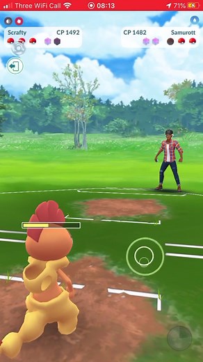 Scrafty Pokemon Go Battles in the Great League