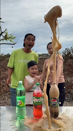 Sprite, Pepsi, 7up vs Mentos