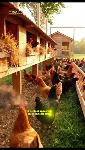 Global Trending Chicken Coop Style! 🌍🐔✨ #chicken #freerangechickens #farming #farm #shorts #viral