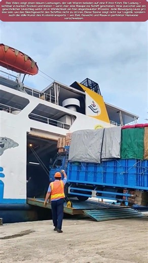Ladung im Schiff: Wie ein blauer Laster den Ozean überquert und warum das mehr ist als nur Transport