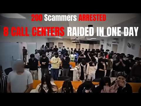 200 Scammers Arrested. 8 Call Centers Raided. $60 Million Found— This Is How It Happened!