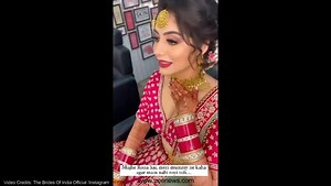 7.2K views · 31 reactions | Watch: Bride worries about her waterproof mascara as she wants to cry during her Vidaai ceremony, video goes viral #BrideViralVideo #ViralVideo #FunnyVideo For more videos: https://bit.ly/3BjCxjI | Zee News English | Facebook