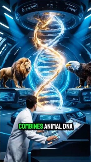 Mad Scientist Combines Animal & Human DNA?! Crazy Hybrids! 🧬🦁🐍🐆 #madscience #dna #hybridcreatures