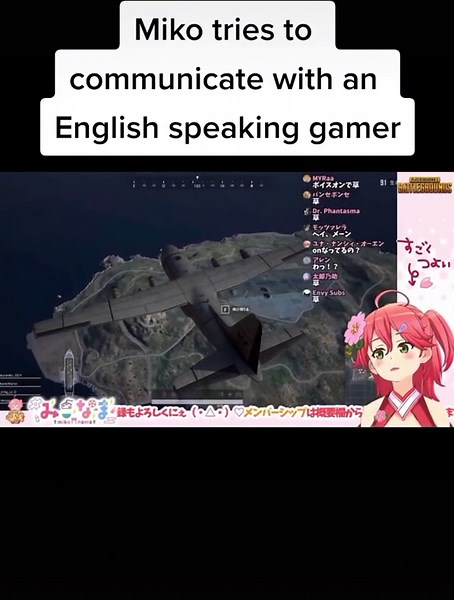 Sakura Miko Tries to Communicate with an English Speaking Gamer