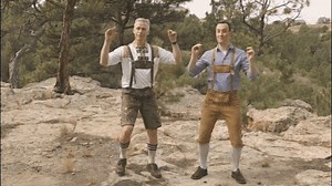 “The Chicken Dance” has become a tradition at Oktoberfest, but how was the idea even hatched? It’s actually not German at all. A Swiss accordion player named Werner Thomas created the song and the dance in the 1950s and called it “The Duck Song”. In the 1980’s a German band was playing Oktoberfest in Tulsa, Oklahoma and they went on TV to perform the song. They couldn’t find a duck suit for the TV performance, but they found a chicken suit, and that’s how ‘The Chicken Dance’ was born and is now 