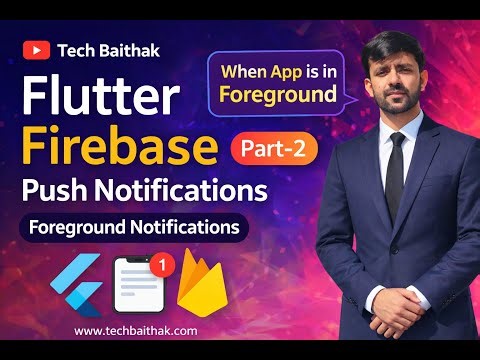 How to Send Push Notifications in Flutter Using Firebase (FCM) Part-2 | Flutter Local Notifications