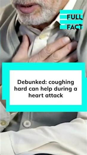 Debunked: coughing hard can help during a heart attack