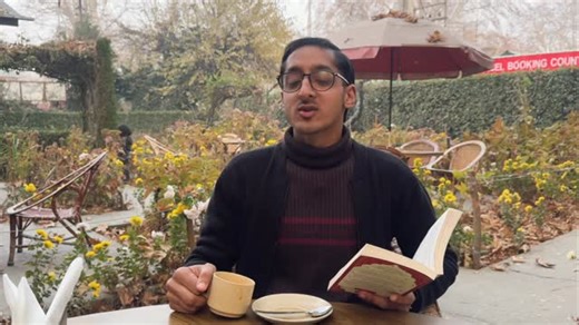 Kashmir Readers on Instagram: "A calm moment from yesterday’s meet-up. @sukhan.nama reciting Mohsin Naqvi, simple and beautiful. 🌸 #kashmirreaders #mohsinnaqvi"