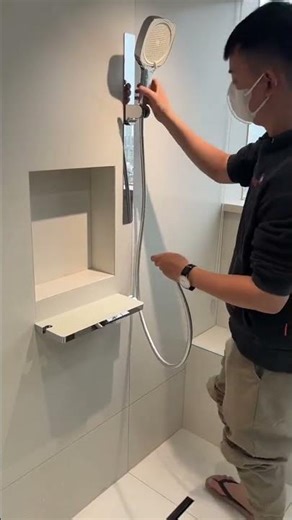 Modern European Bathroom Upgrade: Swinging Spout Shower Faucet with Style 1️⃣ (# 2775 )